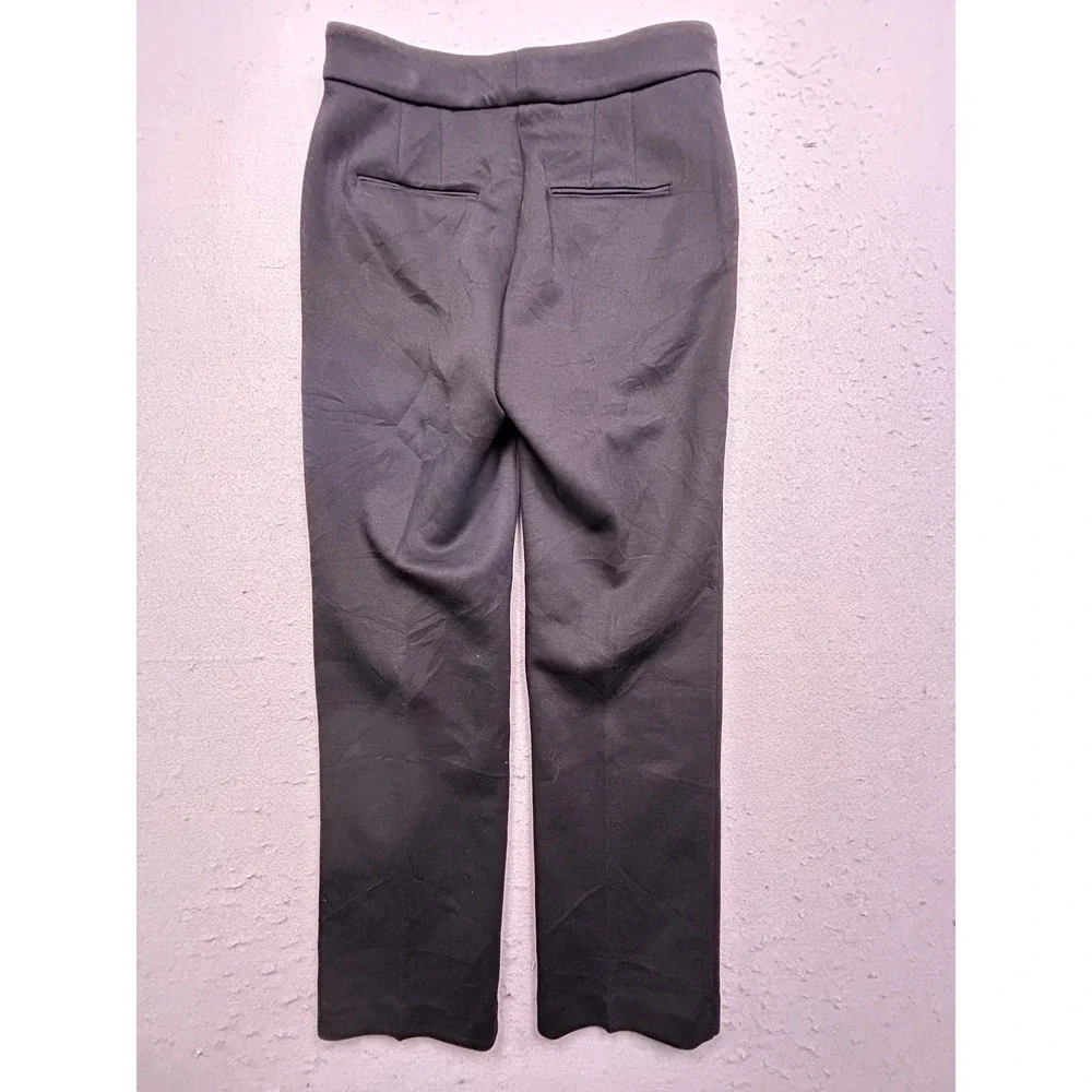 Ann Taylor Pants Double Knit Polyester Viscose Black Size 8 Womens